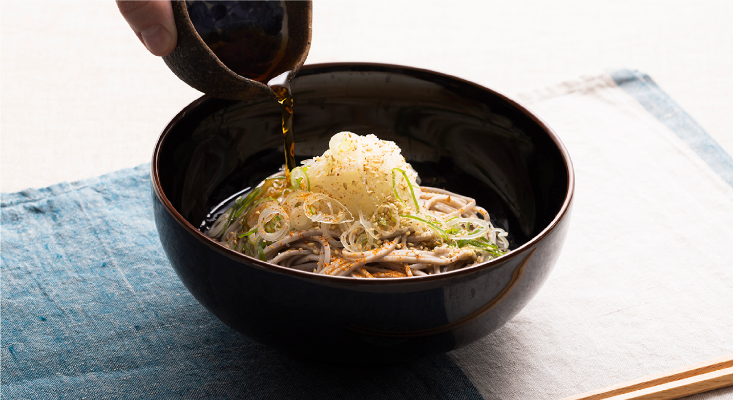 日本酒好きのための十割蕎麦